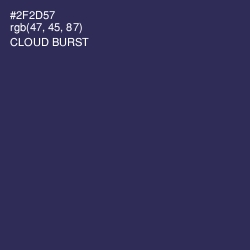 #2F2D57 - Cloud Burst Color Image